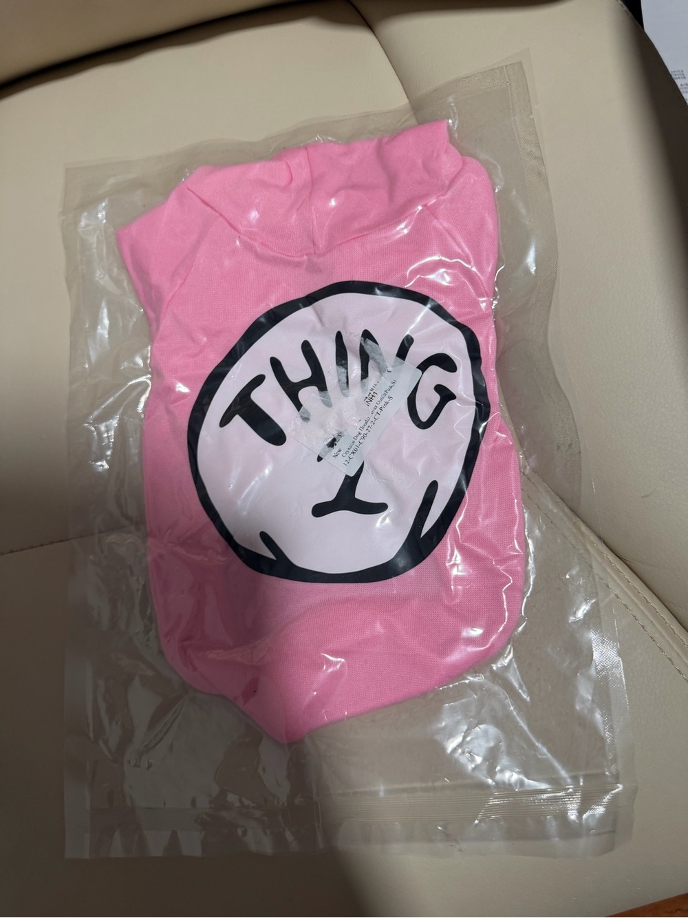CAYXATIU Thing 2 Pink Pet Hoodie 🩷🐾